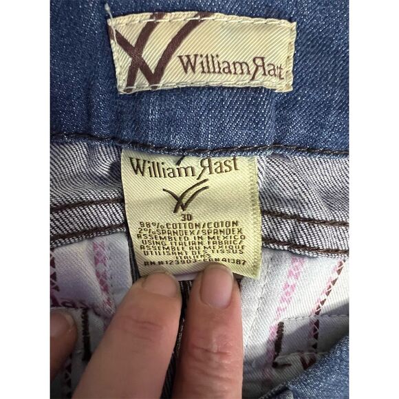 William Rast Women's Bootcut Jeans Size 30 Blue Distressed Low Rise - Picture 5 of 14